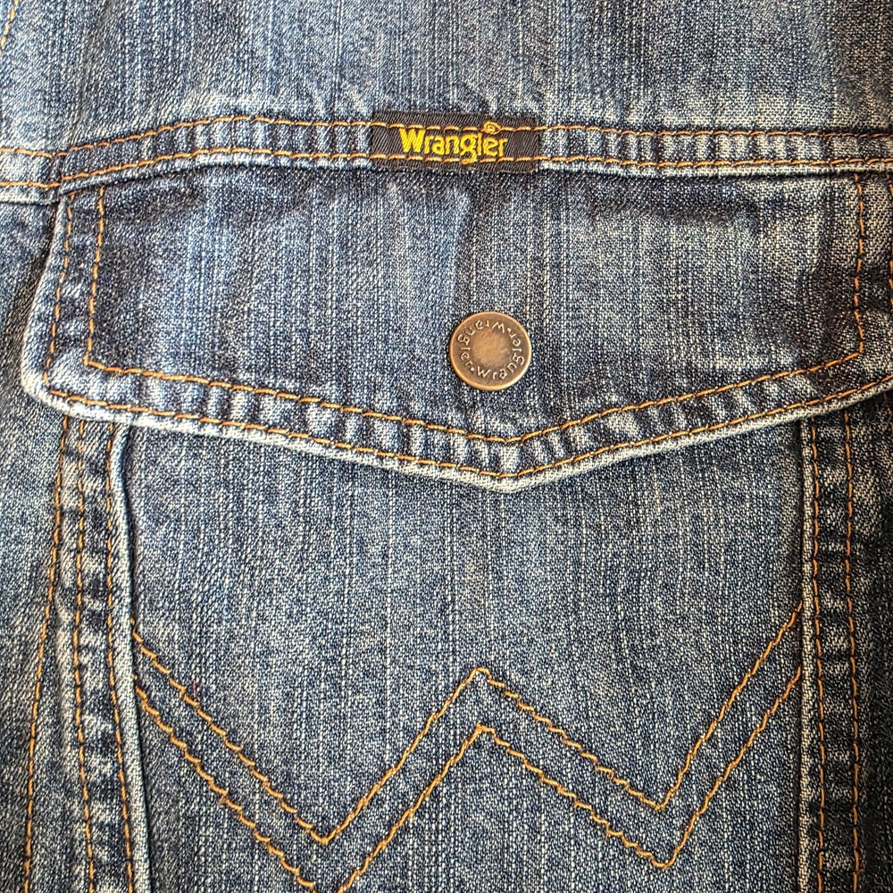 Vintage Wrangler Authentic Western Denim Sherpa Lined Jacket- Mens XXL - Picture 9 of 16